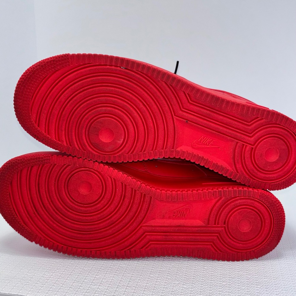 Nike Air Force 1 02/03/21 Red Sneakers Shoes Men's Size 12 CW6999-600 - Picture 5 of 8